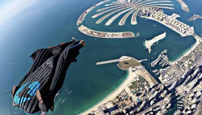 Adrenali bol bir ‘meditasyon’ sporu: Wingsuit 